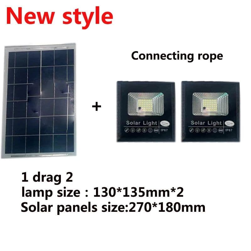 image-50w 100w 200w 300w 500w Solar Flood Lights LED Solar Powered Spotlight Outdoor Waterproof Reflector Solar with Remote Control