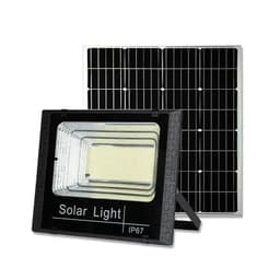 image-50w 100w 200w 300w 500w Solar Flood Lights LED Solar Powered Spotlight Outdoor Waterproof Reflector Solar with Remote Control