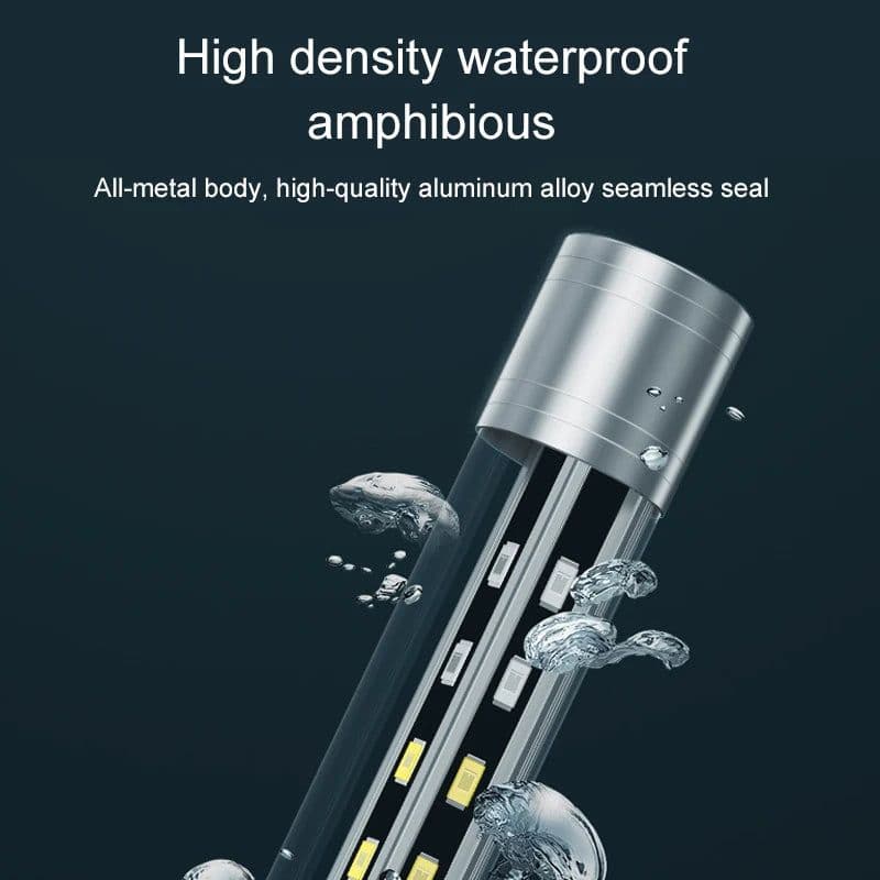 image-Aquarium Light LED Wide Angle Waterproof Fish Tank Lamp Submersible High Brightness RGB Aquarium Decor Light Plant Grow 22-57cm