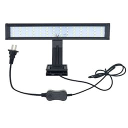 image-Fish Tank Plants Light LED Aquarium Lights Grow Clip Lamp Aquatic Coral Aquariums Fishbowl Lighting 3 Color Switch 220V 10-55cm