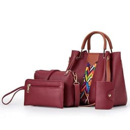 image-Four-Piece Fashion PU Handbag For Women