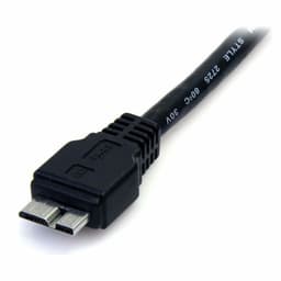 image-USB Cable to Micro USB Startech USB3AUB50CMB Black