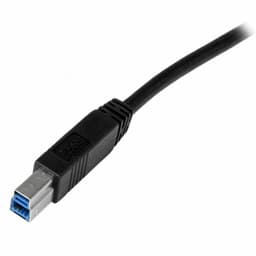 image-USB A to USB B Cable Startech USB3CAB2M Black