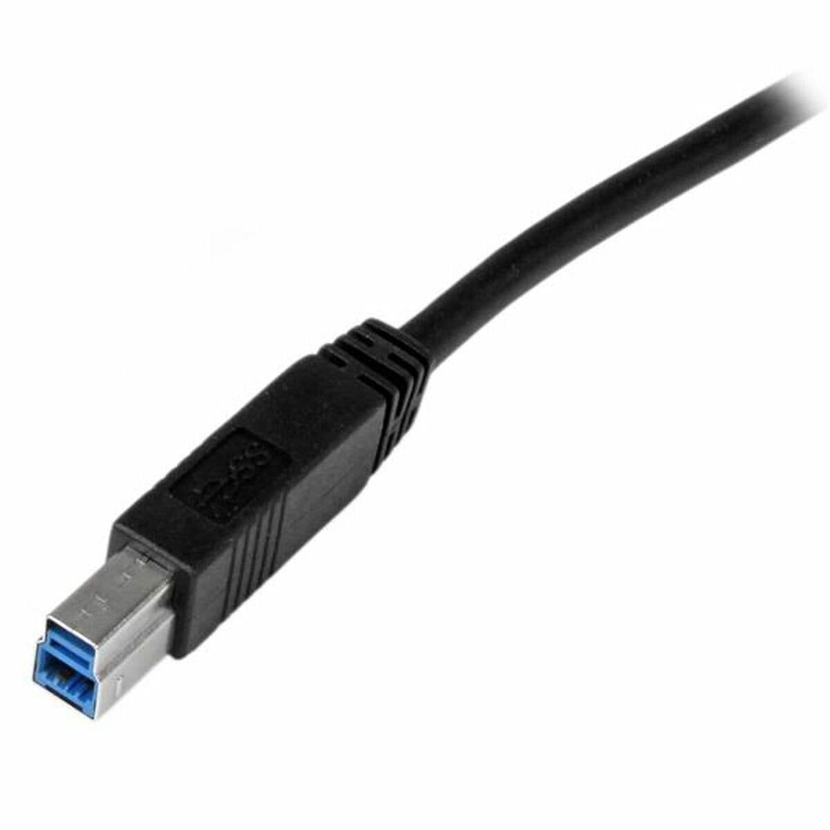 image-USB A to USB B Cable Startech USB3CAB2M Black
