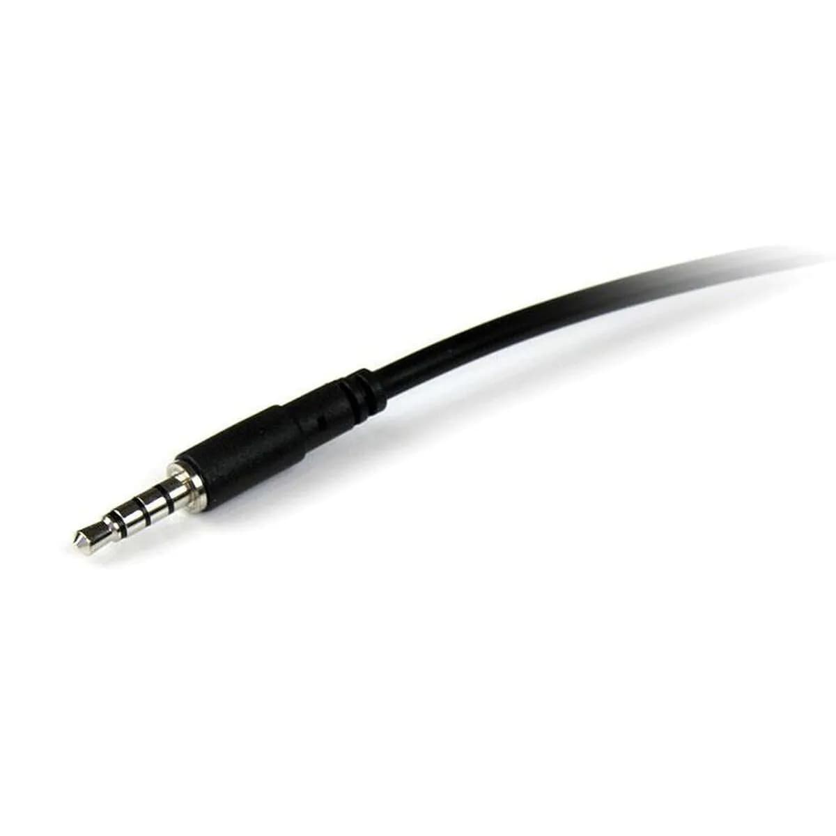image-Jack Extension Cable (3.5 mm) Startech MUHSMF1M Black 1 m