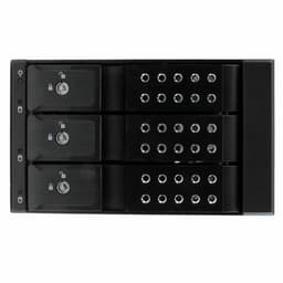 image-Rack Startech HSB3SATSASBA Black 3,5" Portable