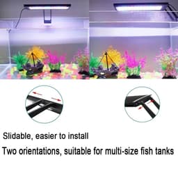 image-Aquarium Light LED Light for 24/7 Full Spectrum,14W,IP68 Waterproof, Fish Tank Decoration and Aquatic Plant Growth 110V-240V