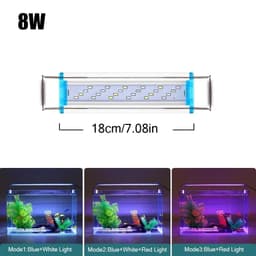 image-18~70CM Ultra Thin Fish Tank Bracket Light Aquarium Led lighting for Extensible Clip Lamp 220V Fishbowl Lights Aquarium Supplies