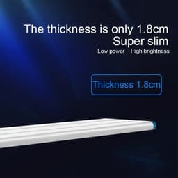 image-18~70CM Ultra Thin Fish Tank Bracket Light Aquarium Led lighting for Extensible Clip Lamp 220V Fishbowl Lights Aquarium Supplies