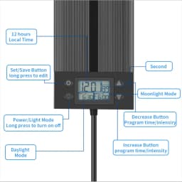 image-NCFAQUA 80cm Aquarium LED Light Full Spectrum Timer