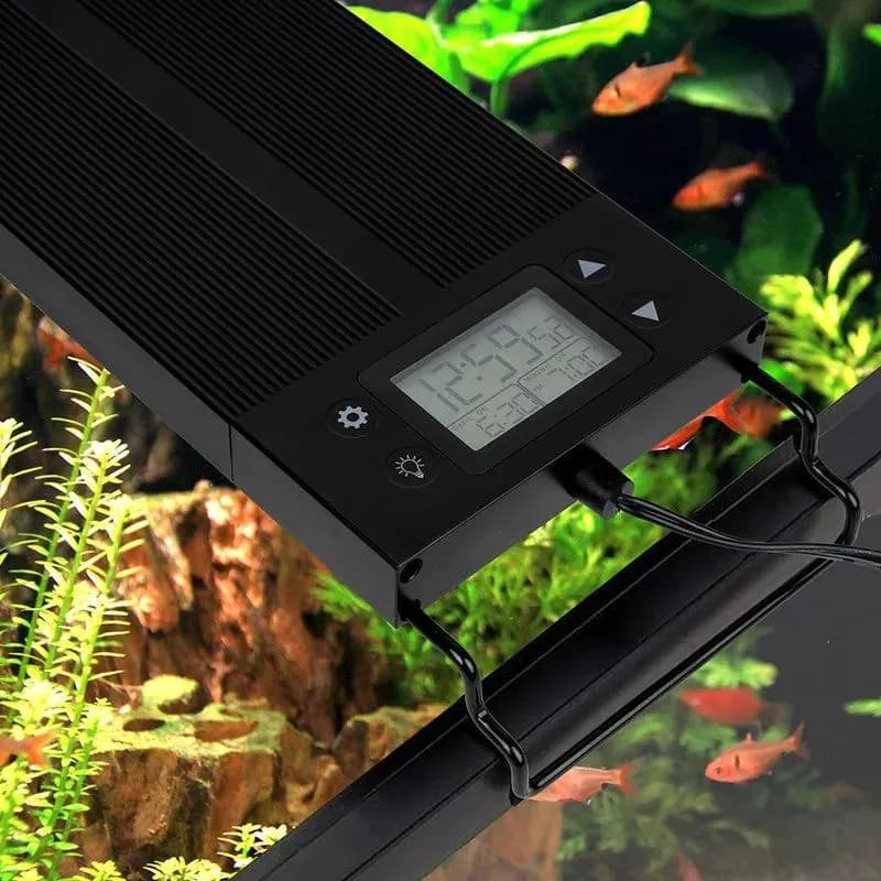 image-120cm Aquarium LED Light Fish Tank Light Underwater Lamp Aquariums Decor Lighting Planted Lights EU Plug IP68 Waterproof