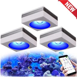image-NEW PopBloom RL90 WiFi Led Aquarium Light Full Spectrum, Reef Light Aquarium Saltwater Coral Growing Marine Aquarium Tank Lamp
