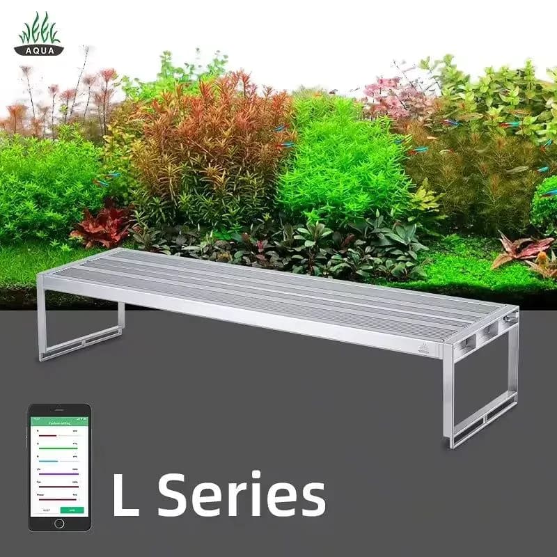 image-WEEK AQUA L Series APP Control Dimmer & Timer RRB+UVA Aquarium Lighting Planted Led Light