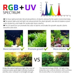 image-WEEK AQUA L Series APP Control Dimmer & Timer RRB+UVA Aquarium Lighting Planted Led Light