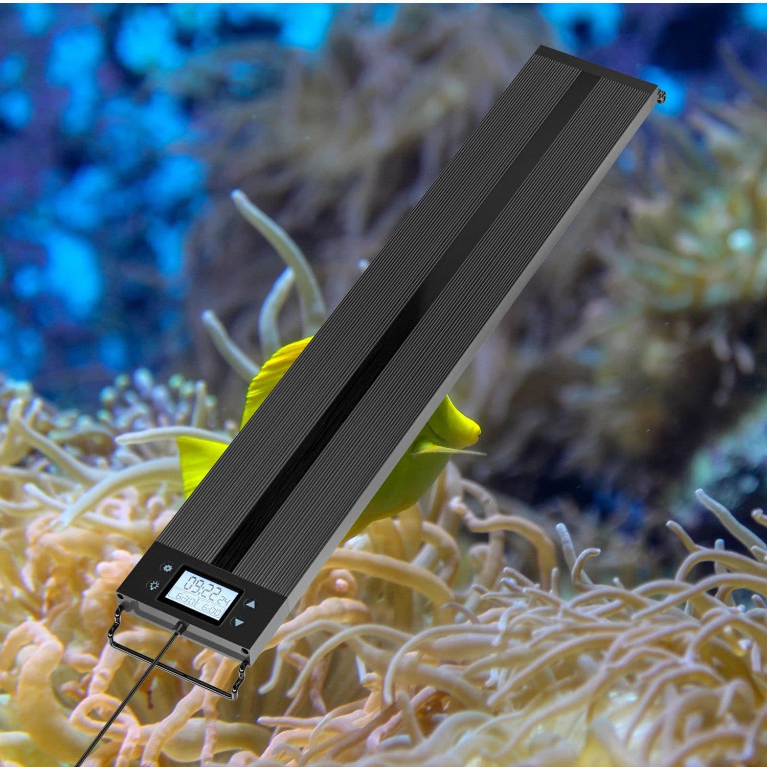image-Fish tank accessories Aquarium light programmable LED 7color aquarium light 18w 24w 36w 30-60cm lighting fish light direct sales