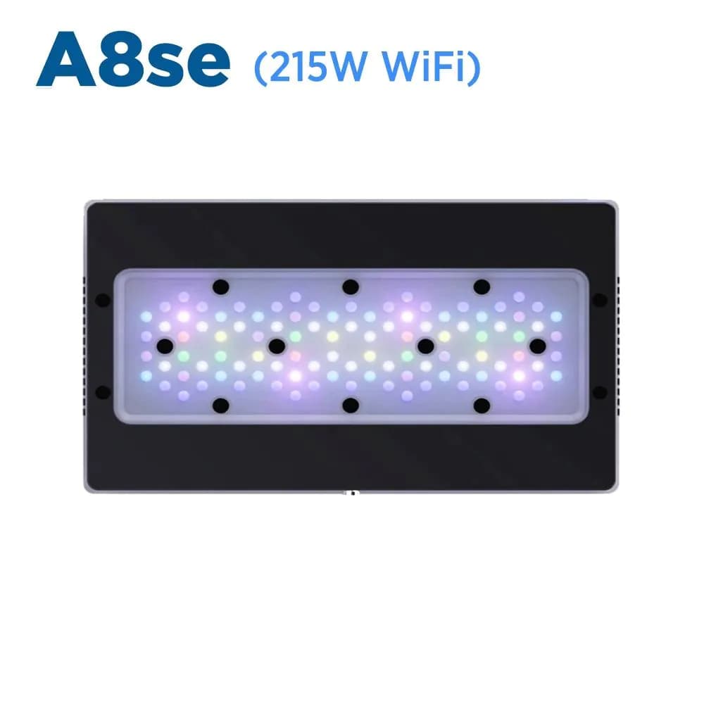 image-A8se Smart Full Spectrum 215W WiFi APP Programmable Saltwater Aquarium Coral Reef LED Light