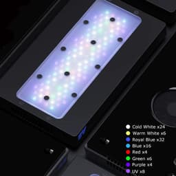 image-A8se Smart Full Spectrum 215W WiFi APP Programmable Saltwater Aquarium Coral Reef LED Light