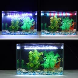 image-Aquarium Light LED Plant Grow Lamp Waterproof Fish Tank Light 18-58CM Underwater Aquariums Decor Lighting 90-260V 5730chip