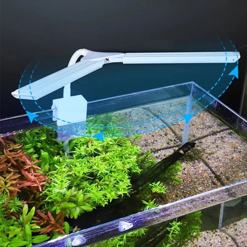 image-Super Bright Clip Lamp LED Aquarium Light for Aquatic Plant Grow Fish Tank Full Spectrum Timing Lamp 220-240V 30~70CM 4W 8W 13W