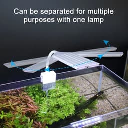 image-Super Bright Clip Lamp LED Aquarium Light for Aquatic Plant Grow Fish Tank Full Spectrum Timing Lamp 220-240V 30~70CM 4W 8W 13W
