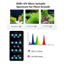 image-Mini 9Pro Aquarium Light Plant Grow Full Spectrum LED Magnetic Base Ecology Microlandscape Clip Light Nano Aquarium Light