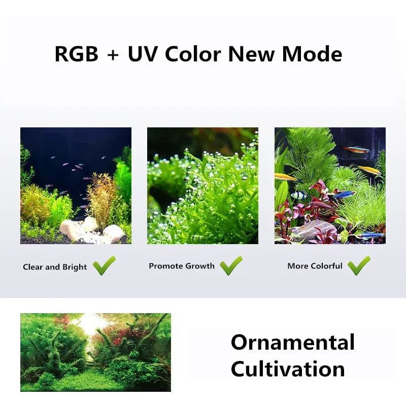image-Mini 9Pro Aquarium Light Plant Grow Full Spectrum LED Magnetic Base Ecology Microlandscape Clip Light Nano Aquarium Light