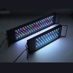 image-Auto On Off 12-24Inch LED Aquarium Light Extendable Dimmable 7 Colors Full Spectrum Aquarium Plant Light