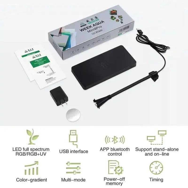 image-WEEK AQUA USB aquarium light Plant Grow Full spectrum LED Ecology Microlandscape light Nano aquarium light