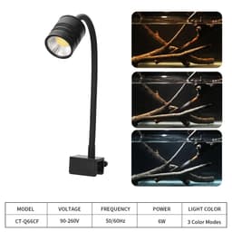 image-Super Slim LED Aquarium Light Lighting plants Grow Light 3W/5W/6W Aquatic Plant Lighting Waterproof Clip-on Lamp For Fish Tank