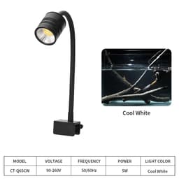 image-Super Slim LED Aquarium Light Lighting plants Grow Light 3W/5W/6W Aquatic Plant Lighting Waterproof Clip-on Lamp For Fish Tank