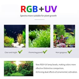 image-Week Aqua P Series Aquarium LED Light, RGB Landscaping Lamp, App Control, Adjustable Height