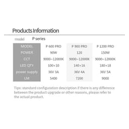 image-Week Aqua P Series Aquarium LED Light, RGB Landscaping Lamp, App Control, Adjustable Height