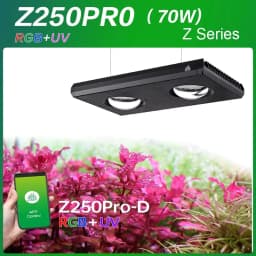 image-Week Aqua Z250Pro led aquarium light full spectrum APP control plant light noopsyche for freshwater aquarium fish tank