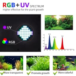 image-Week Aqua Z250Pro led aquarium light full spectrum APP control plant light noopsyche for freshwater aquarium fish tank