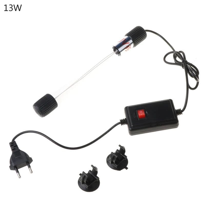 image-D0AD 5W 7W 9W 13W UVC Aquarium Algae Clean Light Submersible Lamp Waterproof Lighting for Pond Fish for Tank Sump