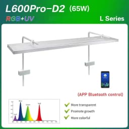 image-WEEK AQUA L Series, Aquarium LED Grow Lamp for Plants, App Control, Aquariums Equipment Lighting, RGB + UV,Adjustable width