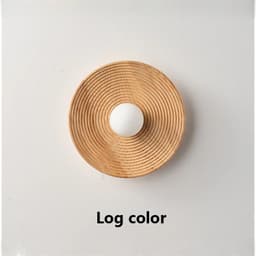 image-tmlliey Japanese Retro Wood Wall Lamp G9 LED Sconce