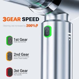 image-SZUK Mini Car Vacuum Cleaner Portable Powerful Cleaning Machine Strong Suction Handheld for Car Wireless Cleaner Home Appliance