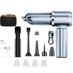image-SZUK Mini Car Vacuum Cleaner Portable Powerful Cleaning Machine Strong Suction Handheld for Car Wireless Cleaner Home Appliance