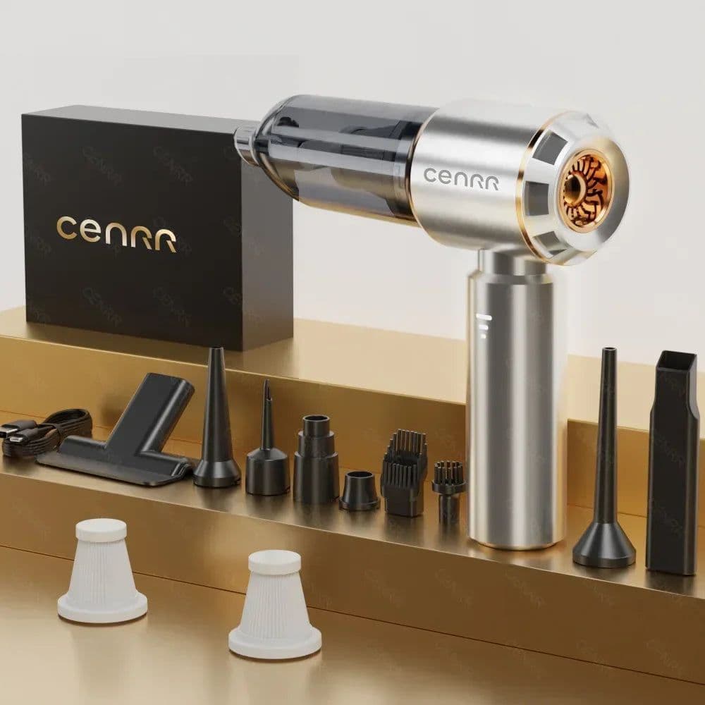 image-CENRR 360000PA Car Vacuum Cleaners Home Appliance Wireless Cleaner Portable HandHeld Powerful Vacuum Cleaner Cleaning Machine