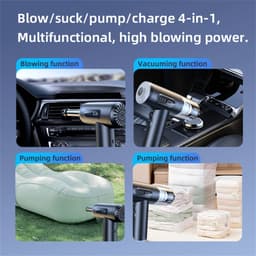 image-Car Vacuum Cleaner 290000Pa Strong Suction Wireless Vacuum Cleaner Handheld Vacuum Pump Cordless Robot for Car Home Appliance