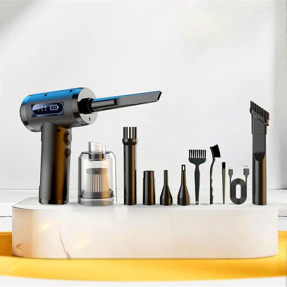 image-Car Vacuum Cleaner 290000Pa Strong Suction Wireless Vacuum Cleaner Handheld Vacuum Pump Cordless Robot for Car Home Appliance