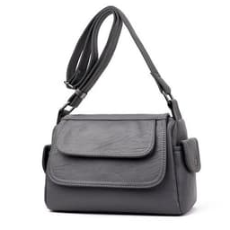 image-Casual High Quality Leather Messenger Bag For Women