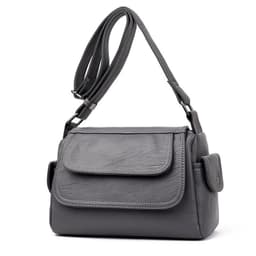 image-Casual High Quality Leather Messenger Bag For Women
