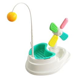 image-Windmill Funny Cat Stick Toy Desktop Grass Box Pet Toys