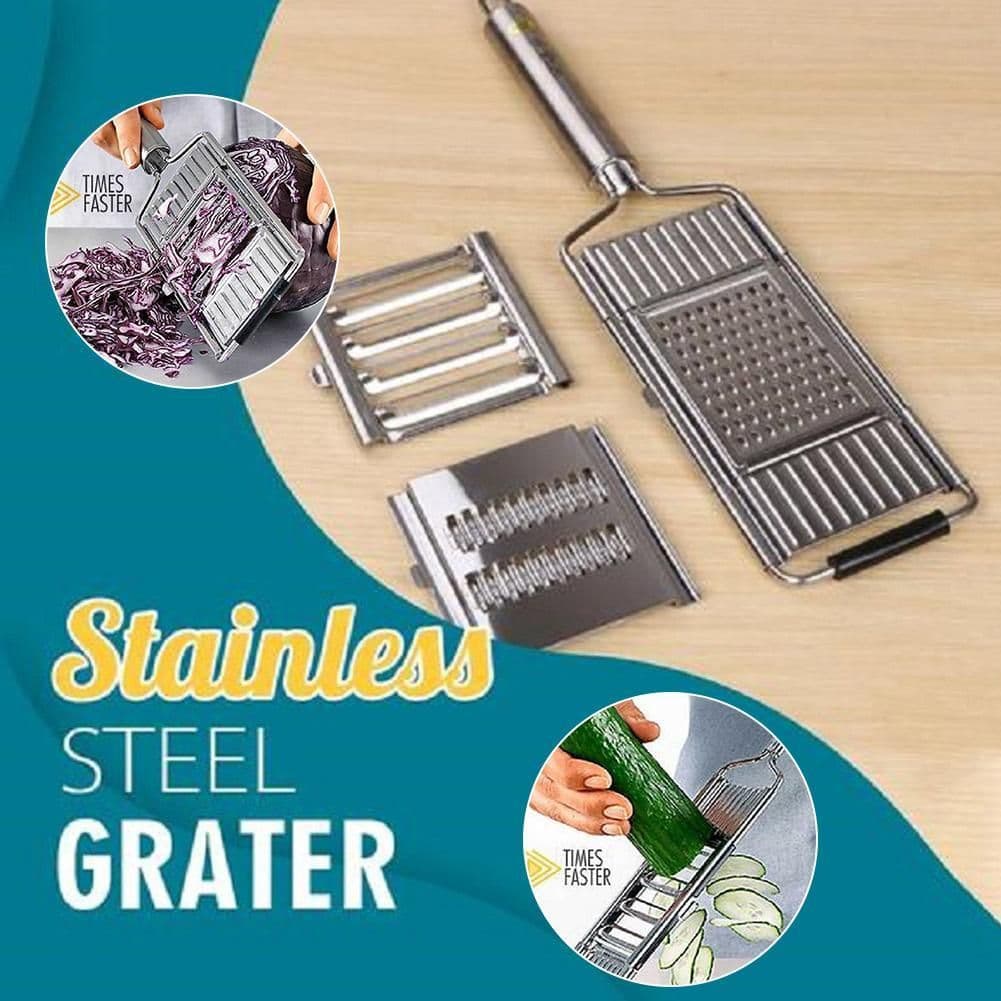 image-Multifunctional Vegetable Slicer Food Chopper Stainless Steel Kitchen Tools For Chop Up Various Fruits And Vegetables