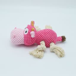 image-Cow Cloth Velvet Dog Toy Creaking Sound Pet Products