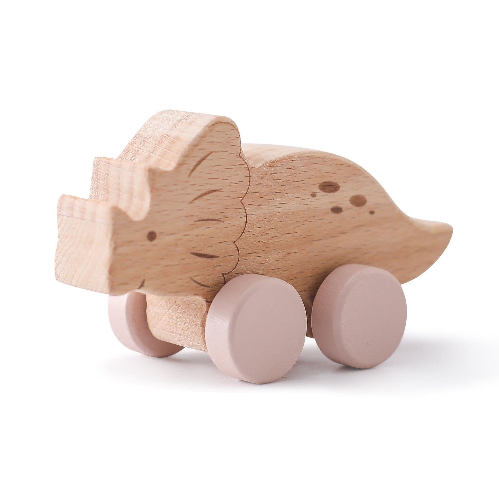 image-Baby Early Education Educational Wooden Toys Trolley
