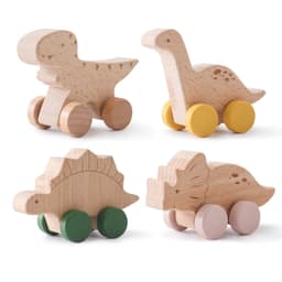 image-Baby Early Education Educational Wooden Toys Trolley
