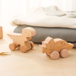 image-Baby Early Education Educational Wooden Toys Trolley